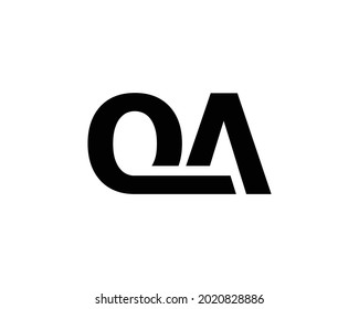 OA letter logo design vector template