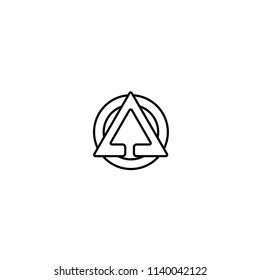oa letter vector logo