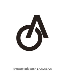 Oa Letter Vector Logo Design: vetor stock (livre de direitos