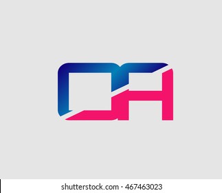 OA Logo. Vector Graphic Branding Letter Element
