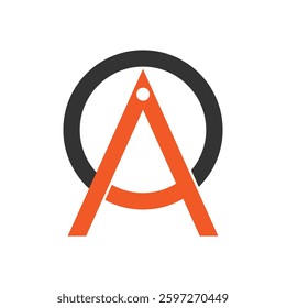 OA Modern Minimalist Letter Logo alphabet template