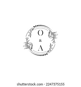 OA wedding concept in high quality professional design that will print well across any print media