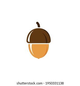 oak acorn vector illustration design template