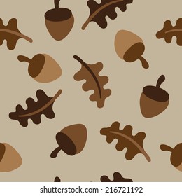 oak autumn pattern