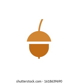 Oak fruit logo template vector icon design