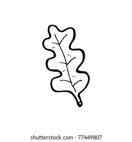 oak leaf cartoon