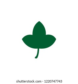 Oak leaf icon. Trendy Flat style for graphic design, Web site, UI. EPS10. - Vector illustration