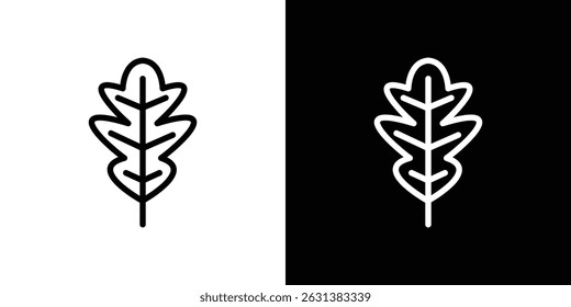 Oak Leaf icon vector for web, computer and mobile apps