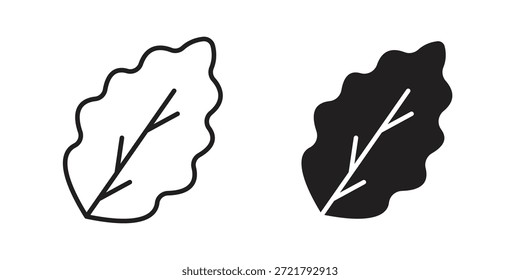 Oak Leaf ícone para o seu design de site, logotipo, aplicativo, UI. EPS10