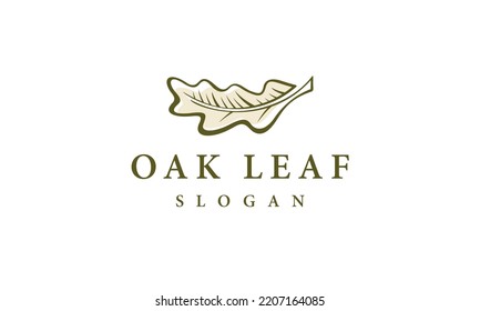 Oak Leaf Logo Design Noble