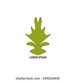 Oak Leaf Logo Design Template


