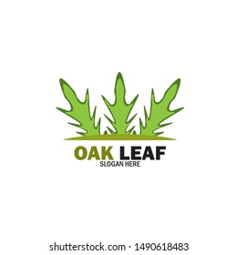 Oak Leaf Logo Design Template

