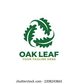 Logo-Design aus Oak-Blättern