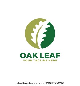 Logo-Design aus Oak-Blättern