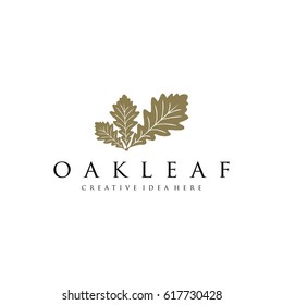 Oak Leaf Logo Template