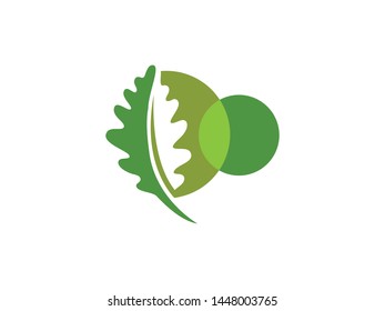 Oak Leaf Logo Template Design Vector, Emblem, Design Concept, Creative Symbol, Icon