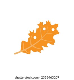 Oak-Leaf-Logo-Vorlage, Vektorgrafik