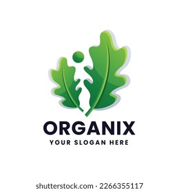 Oak Leaf Logo Vector Icon Illustration