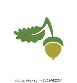 Oak Leaf Logo Vector Icon Template Illustration