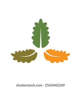 Oak Leaf Logo Vector Icon Template Illustration