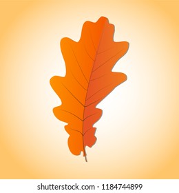 Oak Leaf  pictograph. Style is flat graphic grey symbol.
