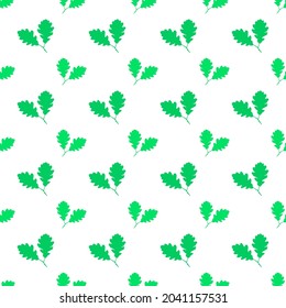 Oak Leaf seamless pattern. Vector illustration for backgrounds