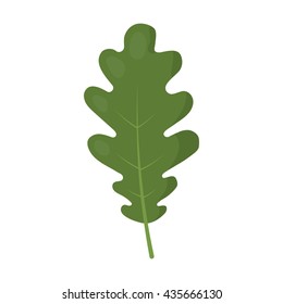 Oak Leaf Vektorgrafik-Symbol im Cartodesign