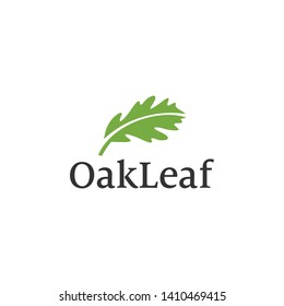 Oak Leaf Vector Logo Design Stock Vector (Royalty Free) 1410469415