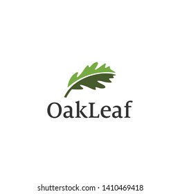 Oak Leaf Vector Logo Design Stock Vector (Royalty Free) 1410469415