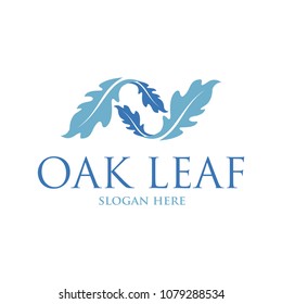 Oak leaf vector logo isolated. Logo templates.