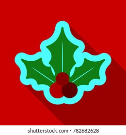 Oak leaves with acorn natural logotype isolated on background