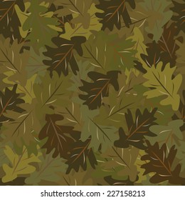 oak leaves camouflage