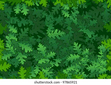 Oak leaves seamless texture