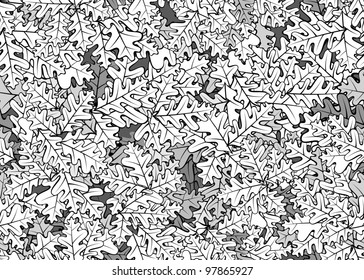 Oak leaves seamless texture
