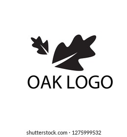 oak logo design with modern emblem company monogram art