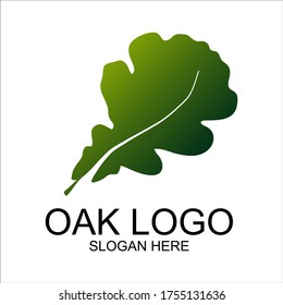 Plantilla de diseño de logotipo de roble, vector
