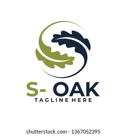 Oak Logo Leaf Icon