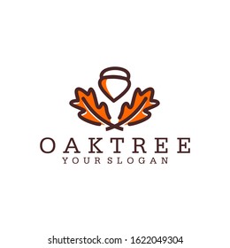 Oak Logo Template, Image Stock Vector