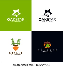Oak Logo Template, Image Stock Vector