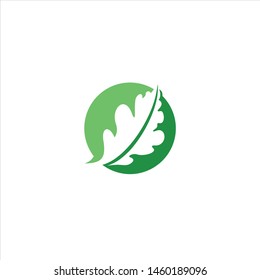 oak logo vector illustration template download premium