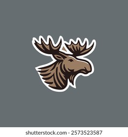 Oak Moose Logo for sale.