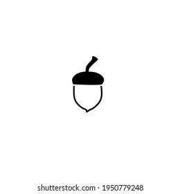 Oak peanut icon simple sign, single object, vector illustration