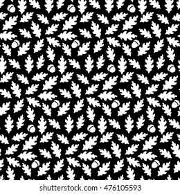 oak seamless vector pattern