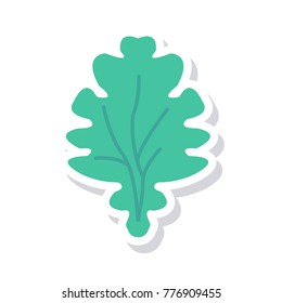 oak sticker icon
