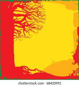 oak tree background paper color