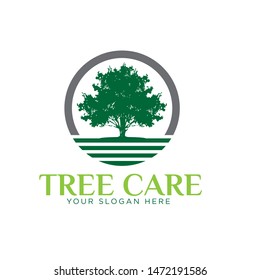 oak tree green logo designs