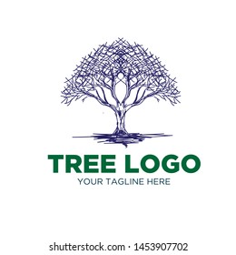 oak tree icon logo designs