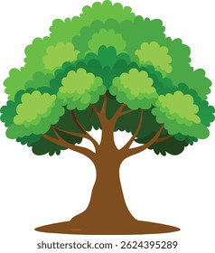 Oak Tree Icon in Vector Format