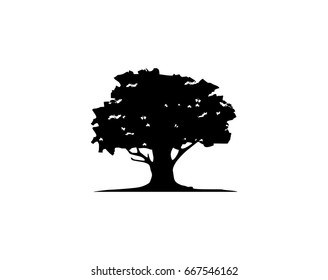 76,733 Oak tree icon Images, Stock Photos & Vectors | Shutterstock