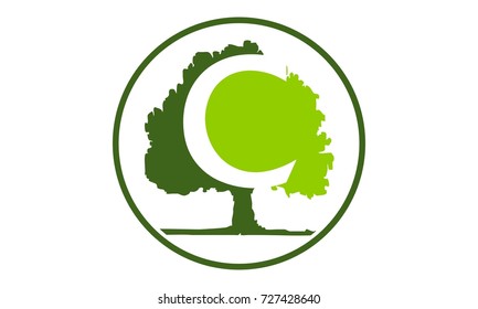 Oak Tree Letter C